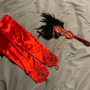 Flapper/20’s Headband and gloves